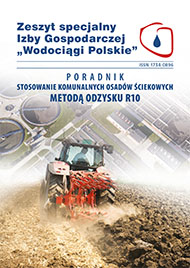 Stosowanie komunalnych osadów ściekowych metodą odzysku R10